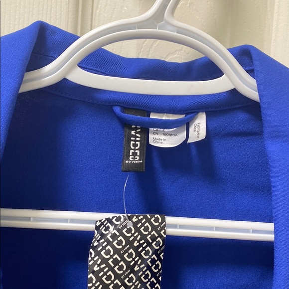 NWT H&M Blue and Black Women's Blazer - Picture 2 of 4